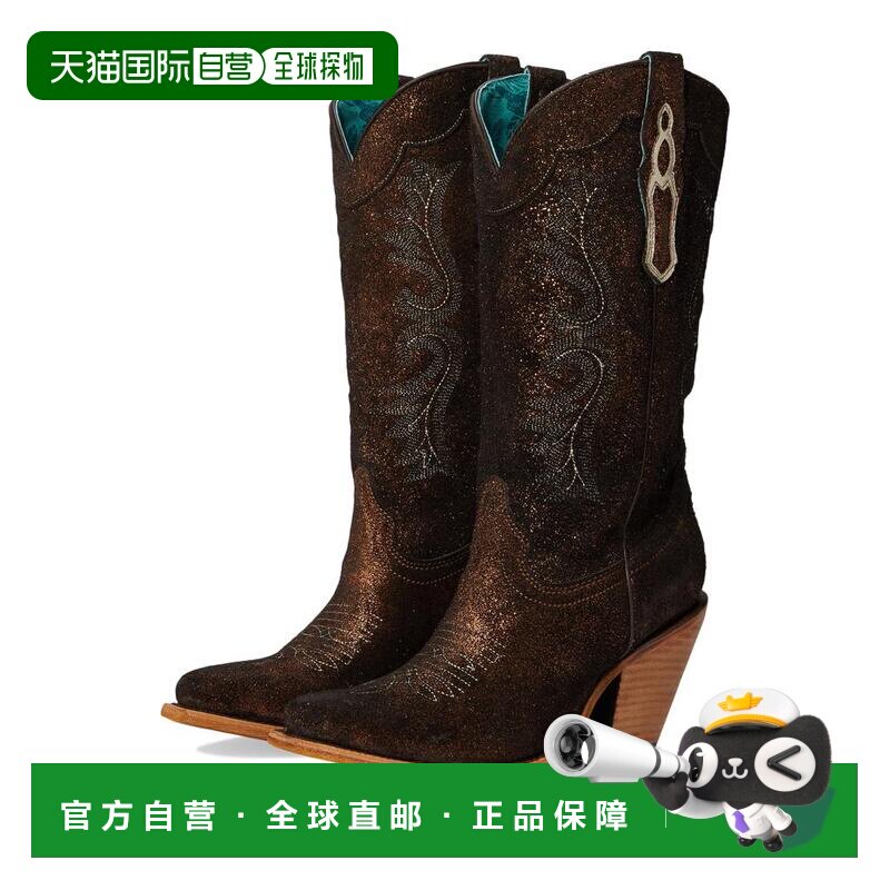 1h可退 【美国直邮】Corral 女鞋 Z5240 时装靴 真皮马术小腿靴