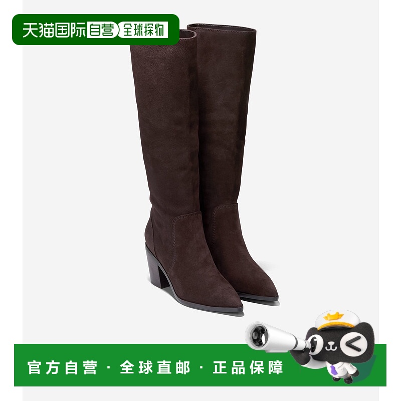 自营Cole Haan Women's Willa Boots - dark chocolate 美国奥莱