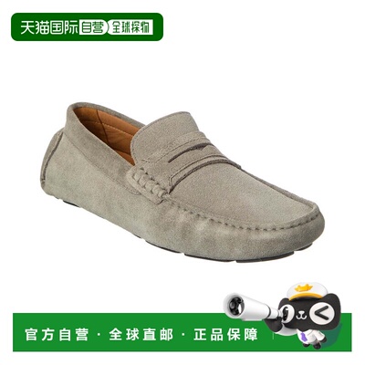 自营Allen Edmonds Lewis麂皮驱动程序-灰色 男鞋美国直发奥莱