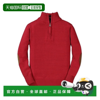 自营Hope & Henry 1/4-Zip Sweater - scarlet sage 美国奥莱直发