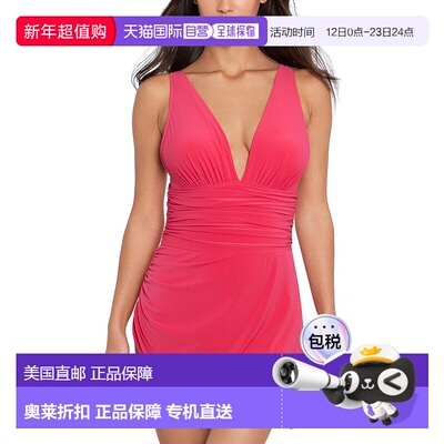 自营Magicsuit Celine One-Piece - Red 美国奥莱直发泳衣