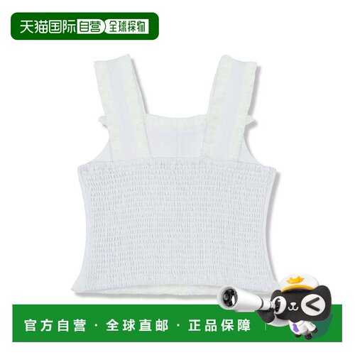 自营habitual常规款露肩背心-白色 美国奥莱直发