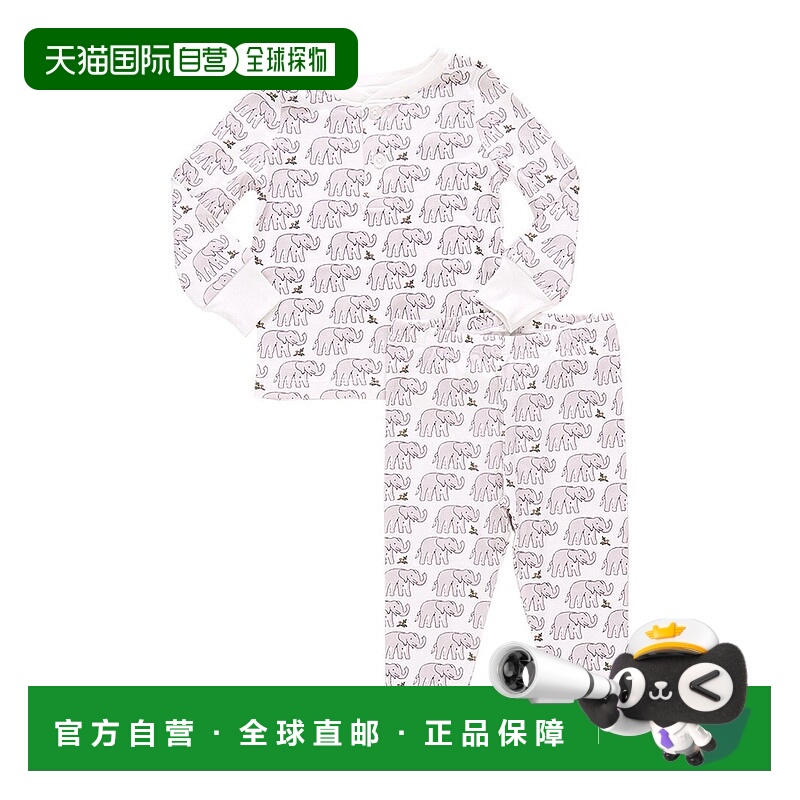 自营Pink Chicken Organic Henley Pajama Set - black 美国奥莱