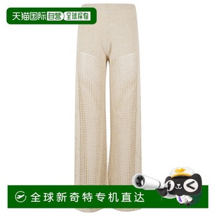 mc2 barth中腰钩针喇叭裤 自营 saint 美国 带松紧腰带 中性色