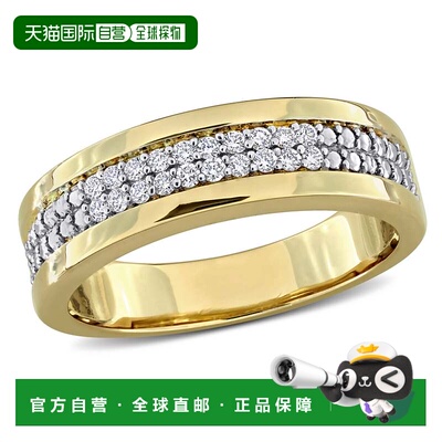 自营mimi & maxCreated Forever Men's 1/5ct TW Lab-Grown Diamo