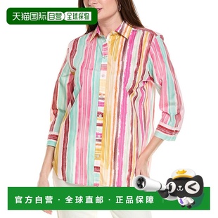 自营 Foxcroft Boyfriend Shirt - pink 美国奥莱直发新款