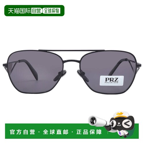 自营prada普拉达偏光灰色导航仪女士太阳镜PR A50S 1AB5Z1-多 美
