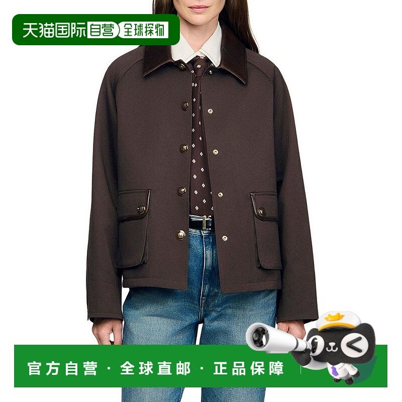 1h可退 【美国直邮】sandro 女士 大衣