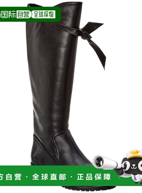 自营 Alexandre Birman Clarita Saddlery 皮革及膝靴 - 黑色 美