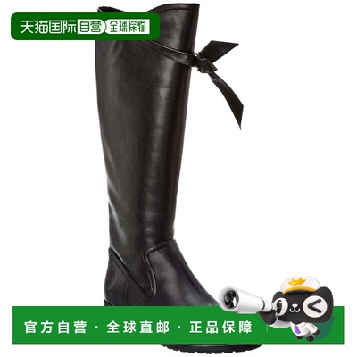 自营 Alexandre Birman Clarita Saddlery 皮革及膝靴 - 黑色 美