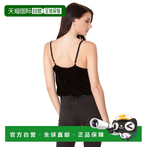 自营hale bobTemperance Silk Velvet Burnout Cami Beaded - bla
