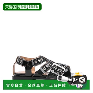 甘尼 女士 黑色 1h可退 Buckle GANNI Feminine Str 香港直邮潮奢