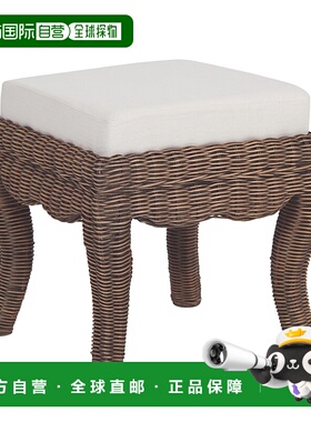 自营 jonathan yRowan 19.7“波西米亚设计师编织藤条/木制梳妆台