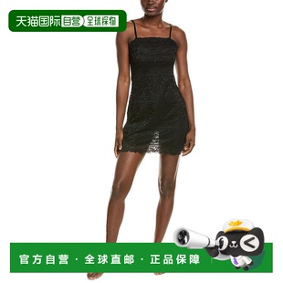 黑色 蕾丝 美国奥莱直发性感包臀裙 natori名取牡丹满版 自营