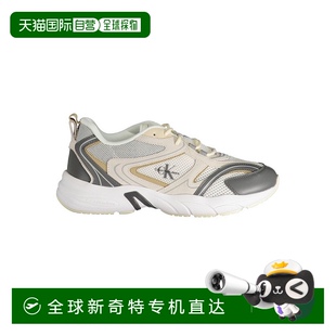 米色 自营 运动鞋 klein凯文克莱涤纶男式 美国奥莱直发 calvin