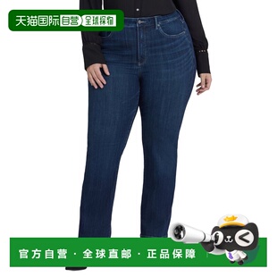 自营NYDJ Wide blue 美国奥 Skyline Jean Ink Teresa Plus leg