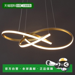 yAlexia 英寸抽象集成 LED 自营 金属可调节吊坠 jonathan