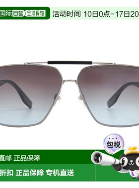 自营Marc Jacobs Grey Blue Gradient Navigator Men's Sunglasse