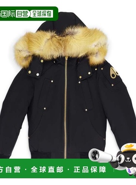 自营moose knucklesBlack / Gold Sainte Flavie Bomber Jacket -