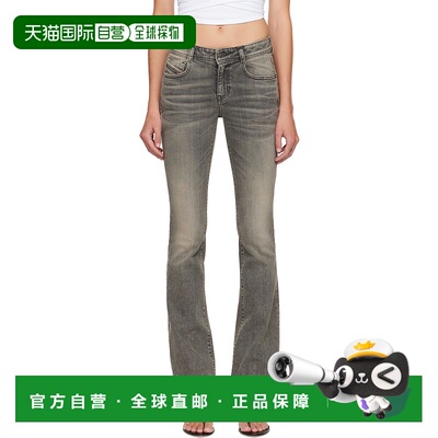 1h可退 香港直邮潮奢 Diesel 迪赛 女士 灰色 Bootcut 1969 D-Ebb
