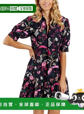 自营 Jude Connally Tierney摇摆连衣裙-黑色 美国奥莱直发