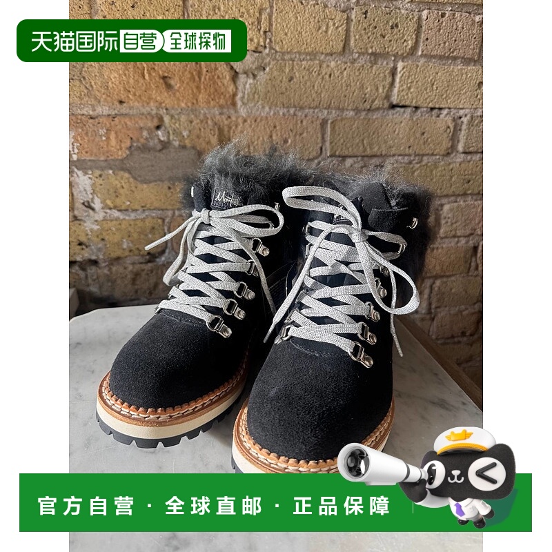 自营montellianaWomeno's Clara Shearling Boots In Nero - nero