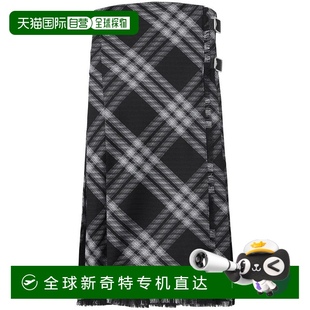 美国奥莱直发 自营 burberry无袖 迷你连衣裙 灰色