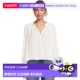 Nayla Boho Winter 自营Women Top Madewell Split White Tie