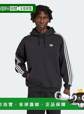 自营Men's adidas ADICOLOR CLASSICS 3-STRIPES HOODY - black