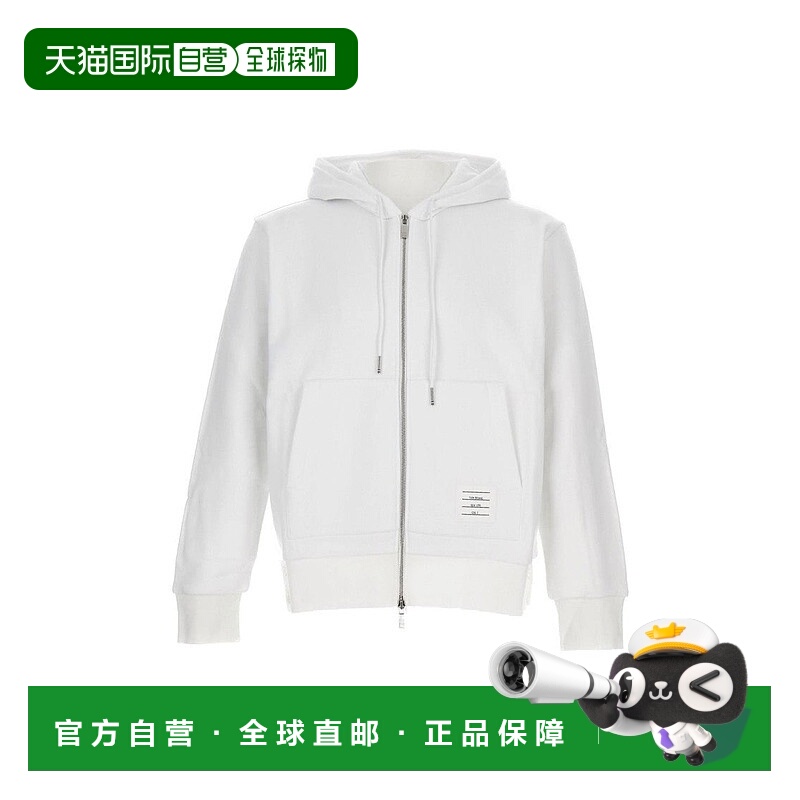 自营thom browneZip-Up Pullover With Adjustable Hood And Patc
