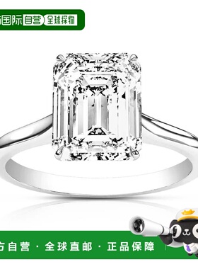 自营vir jewels4 cttw Emerald Lab Grown Diamond Engagement So