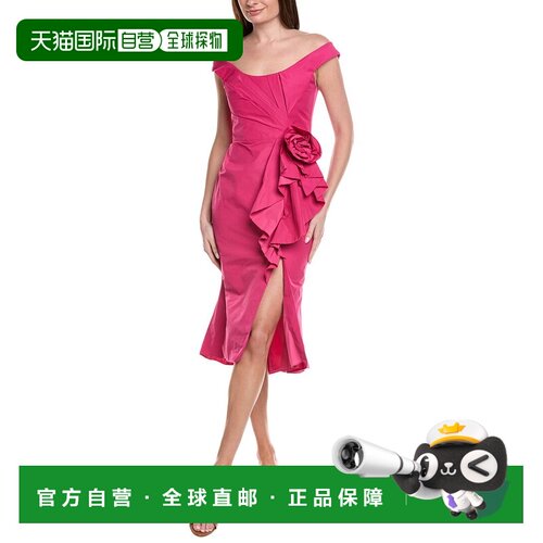 自营Marchesa Notte Off The Shoulder Strapless Cocktail Dress