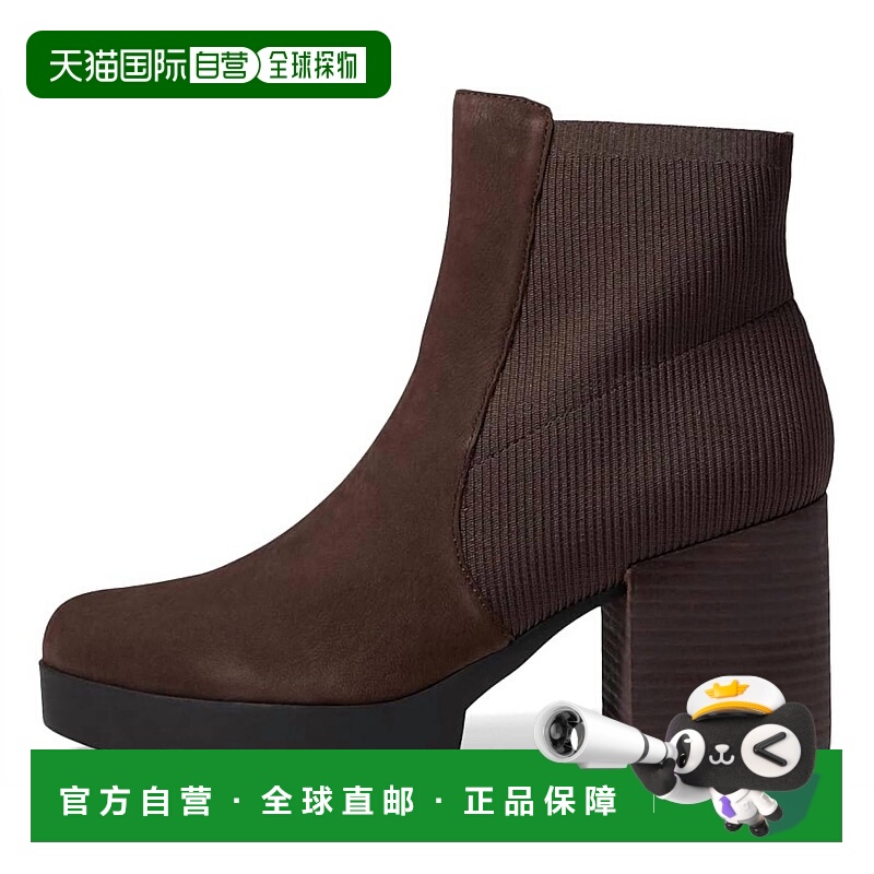 自营eileen fisherWomen's Farrah Heel Boots In Chocolate Nubu