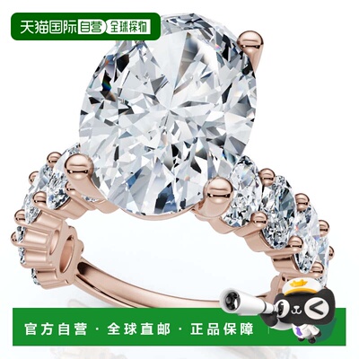自营pompeii3Certified 6Ct Oval Diamond Engagement Ring 14k G