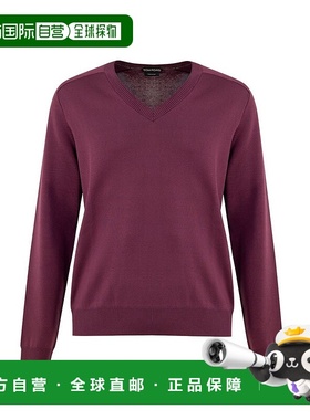 自营 Tom Ford Silk男式毛衣-紫色 美国奥莱直发