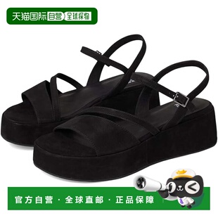 自营Women Sandals Ankle Dae Leather Fisher Eileen Black