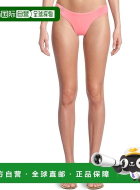 自营 BECCA颜色代码Adela Bottom女式粉红色衬衫Tab泳装Beachy BU