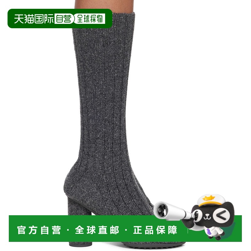 1h可退 香港直邮潮奢 Bottega Veneta 葆蝶家 女士 灰色 Atomic
