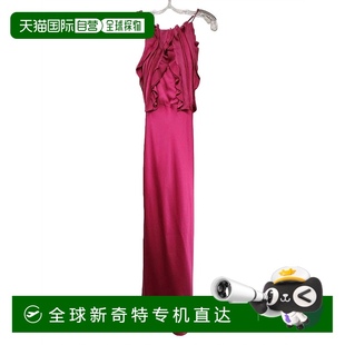 自營 wu覆盆子色縐綢緞背心禮服 覆盆子色 美國奧萊直發 jason