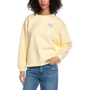 Sweatshirt 自营Vintage yellow Crewneck Fleece Havana Ultra