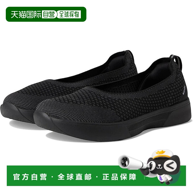 自营Keds Blisswalk Skimmer Women's Black Knit Slip-On Flat S