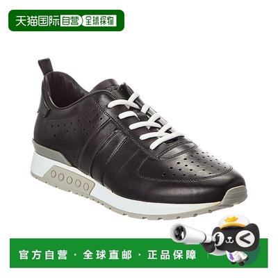 自营tod'sTOD’s Leather Sneaker - black 美国奥莱直发男鞋