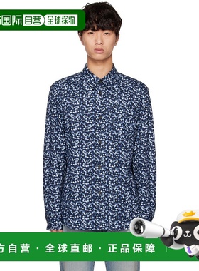 1h可退 香港直邮潮奢 A.P.C. 男士 蓝色 Trek 衬衫 COFDMH02396