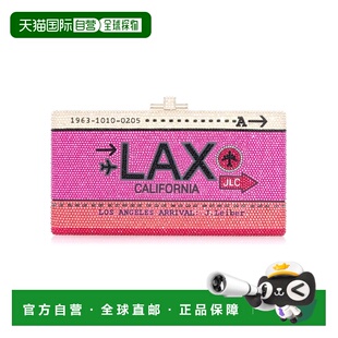 银紫多色 自营 美国奥莱直发手提包 矩形 couture袖 judith leiber