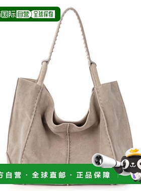 自营the sakLos Feliz Large Tote - leather - sand suede 美国