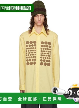 1h可退 香港直邮潮奢 Edward Cuming 男士 黄色 Triptina Printed