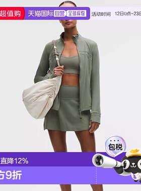 加拿大直邮lululemon露露乐蒙 Define短款立领修身运动夹克外套