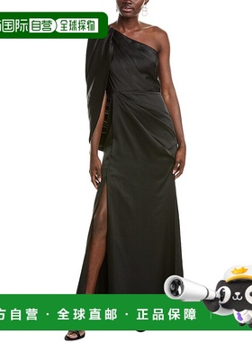 自营 Theia Tori 单肩礼服 - 黑色 美国服饰连衣裙长裙直发奥莱