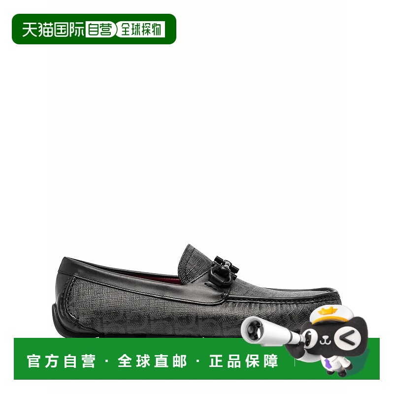 自营salvatore ferragamoMen's Parigi 19 Loafers In Grey/black