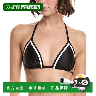 自营PQ Swim Raven Triangle Bikini Top - black 美国奥莱直发